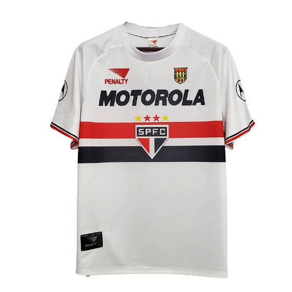 Authentic Camiseta São Paulo 1ª Retro 1999 2000 Blanco